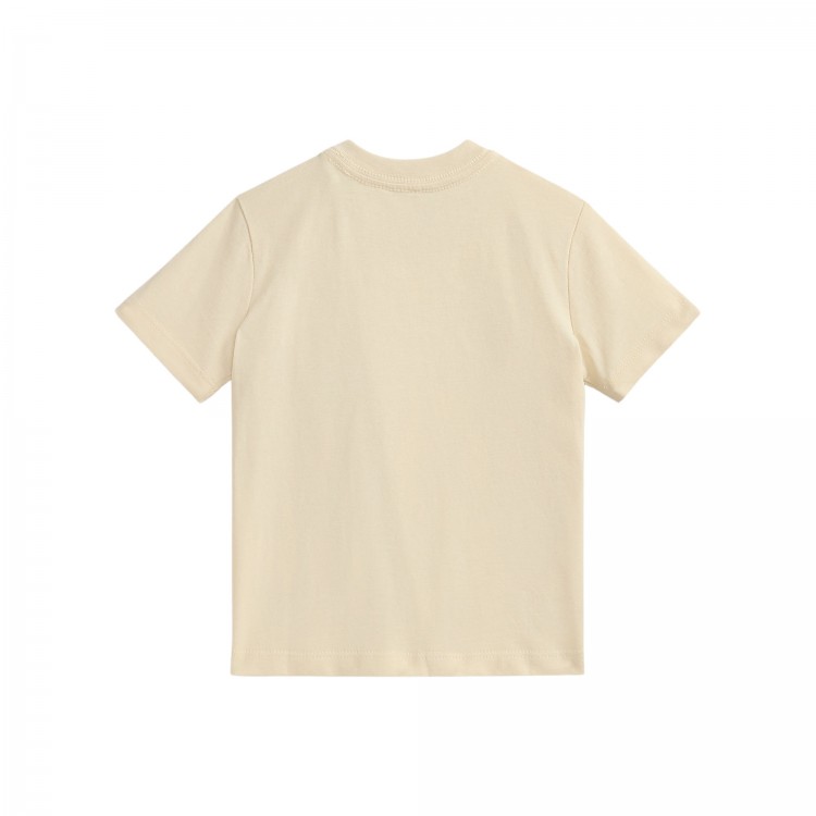 RALPH LAUREN T-shirt crema Pony ricamato neonati