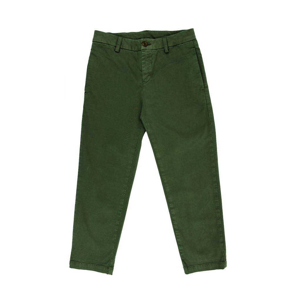 DONDUP Pantalone verde bambino