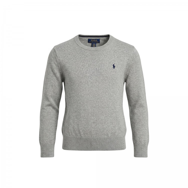 RALPH LAUREN Maglioncino grigio bambino