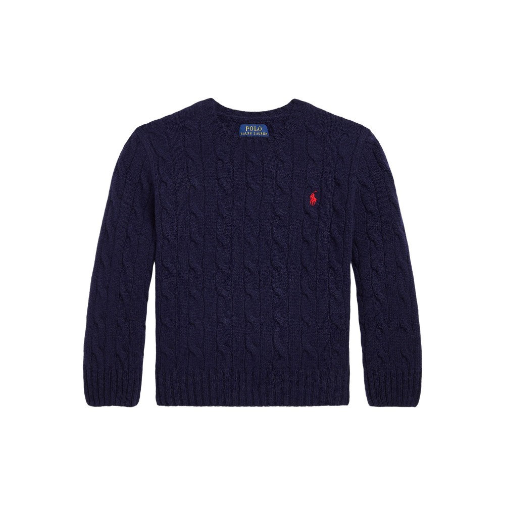 RALPH LAUREN Maglione blu...