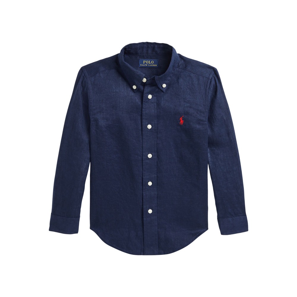 RALPH LAUREN Camicia blu...