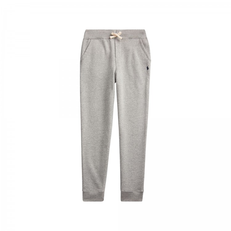 RALPH LAUREN Joggers grigio con logo bambino