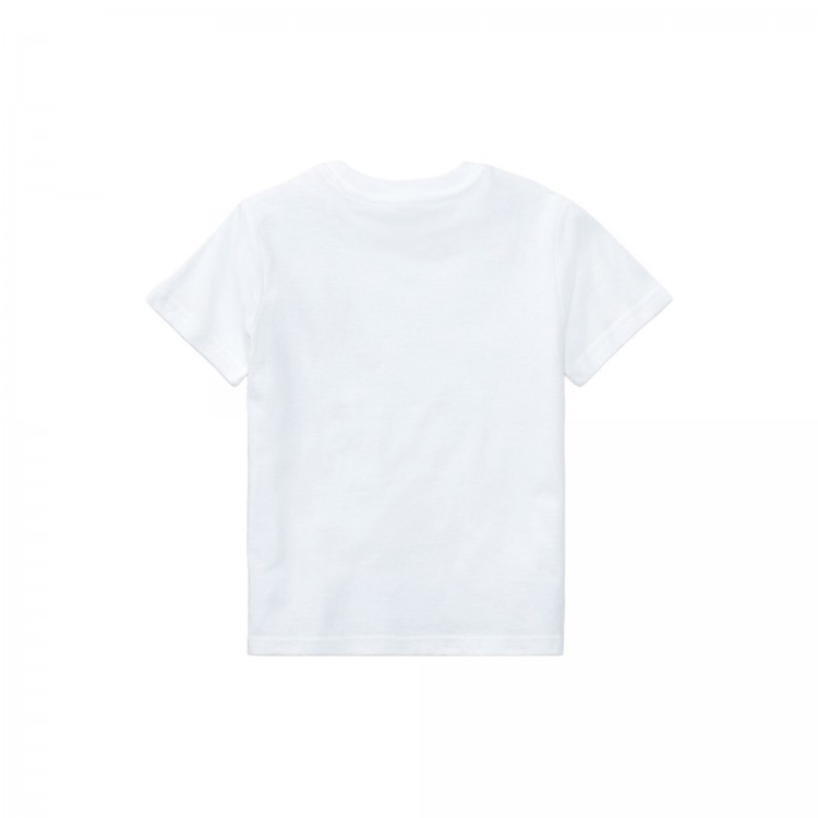 RALPH LAUREN T-shirt bianca Pony navy bambini