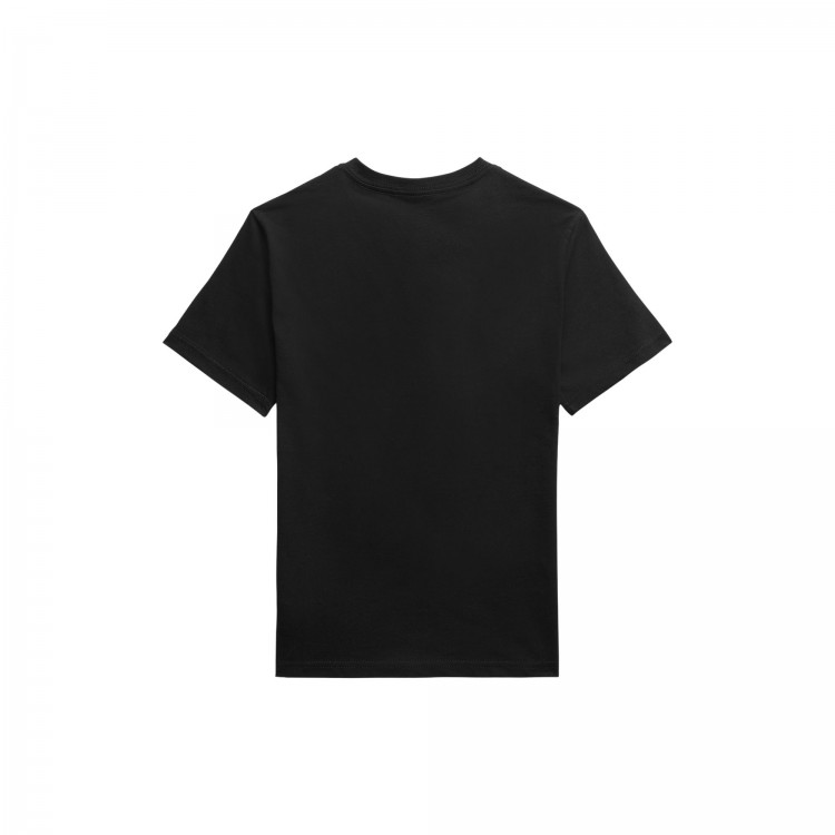 RALPH LAUREN T-shirt nera Pony rosso bambini