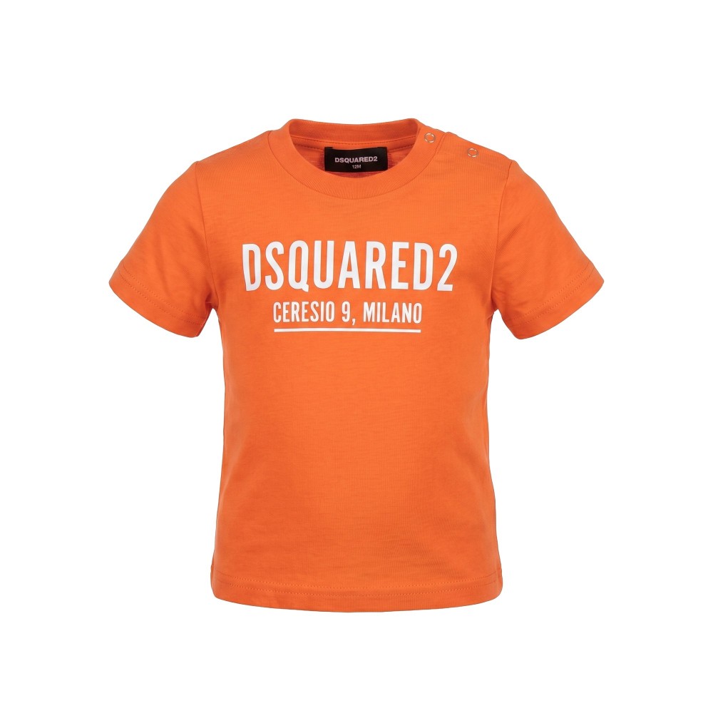 DSQUARED T-shirt arancione...