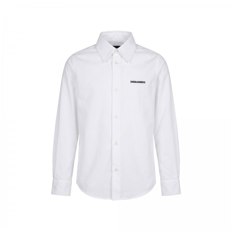DSQUARED Camicia bianca bambino