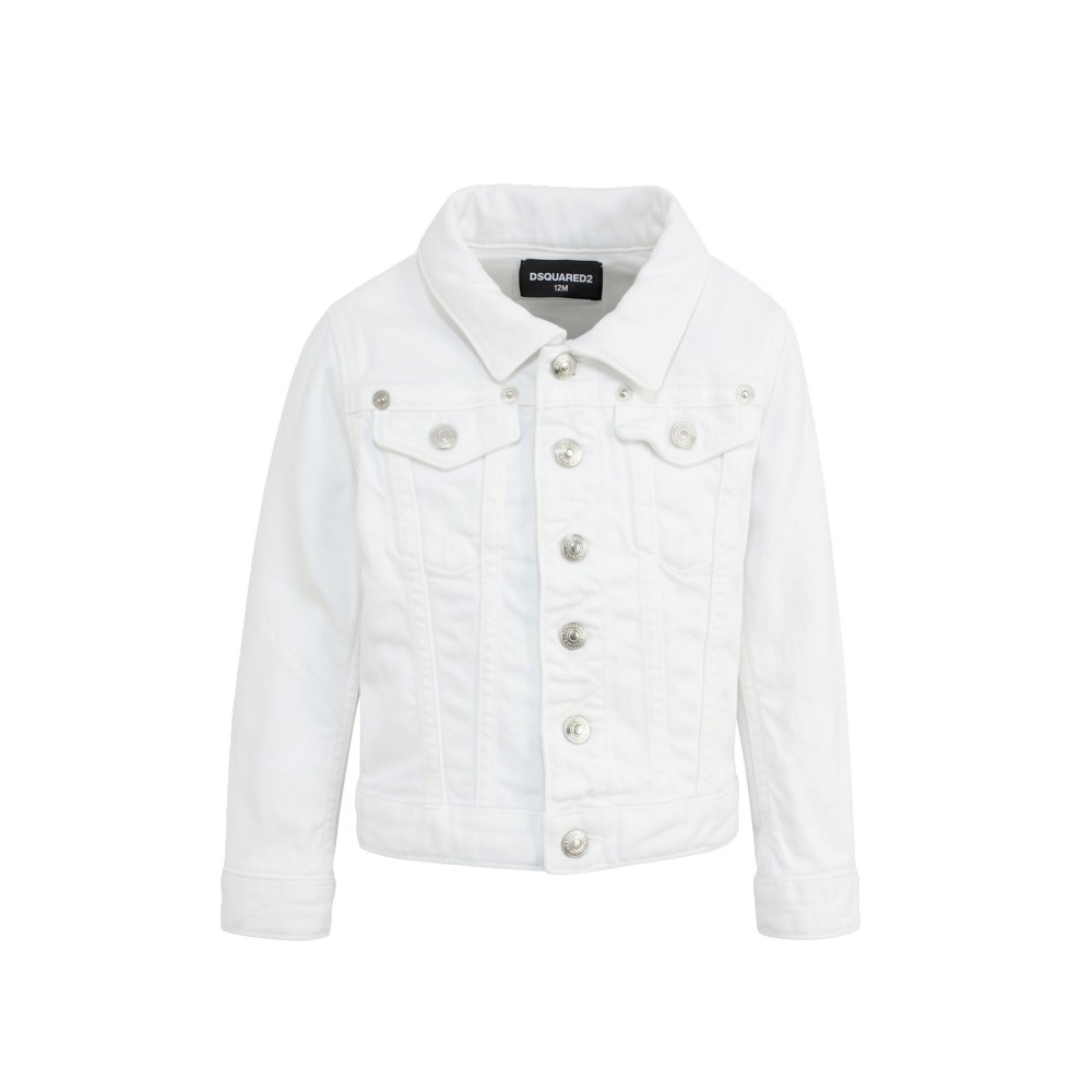 DSQUARED Giacca bianca neonata