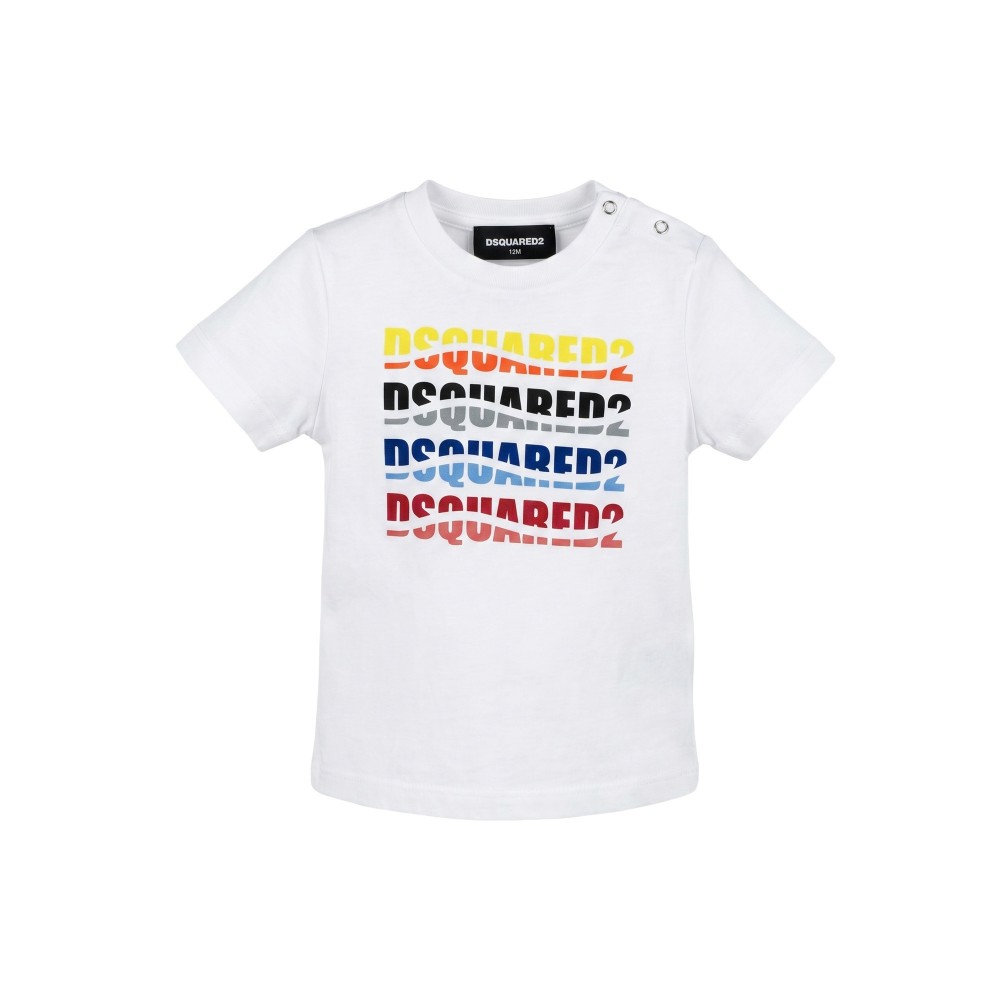 DSQUARED T-shirt in cotone...