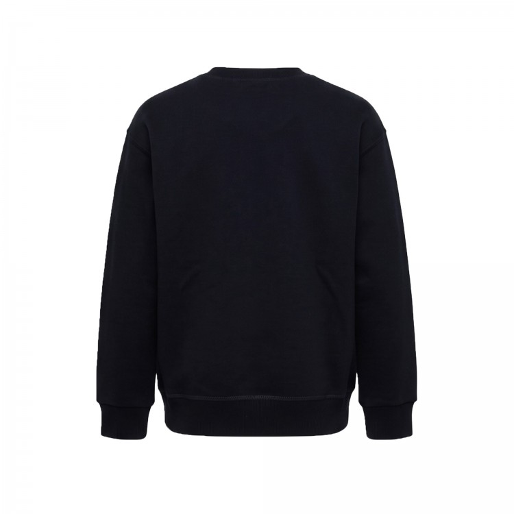 DSQUARED Felpa nera con logo bambino