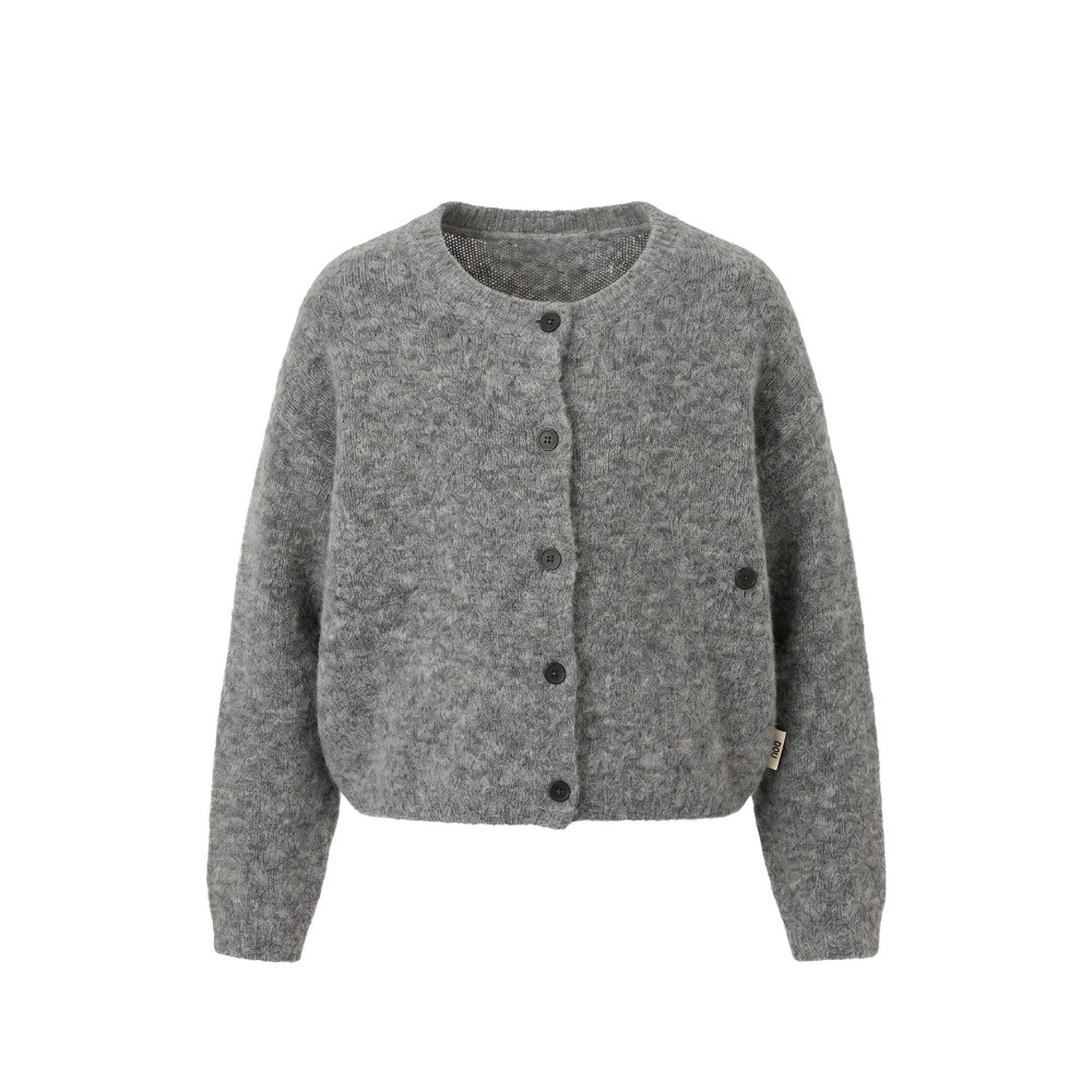 DOUDOU Cardigan grigio bambina