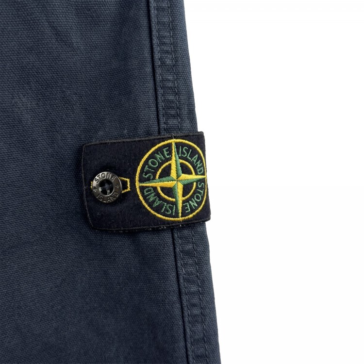 STONE ISLAND Pantaloni blu navy regular bambino