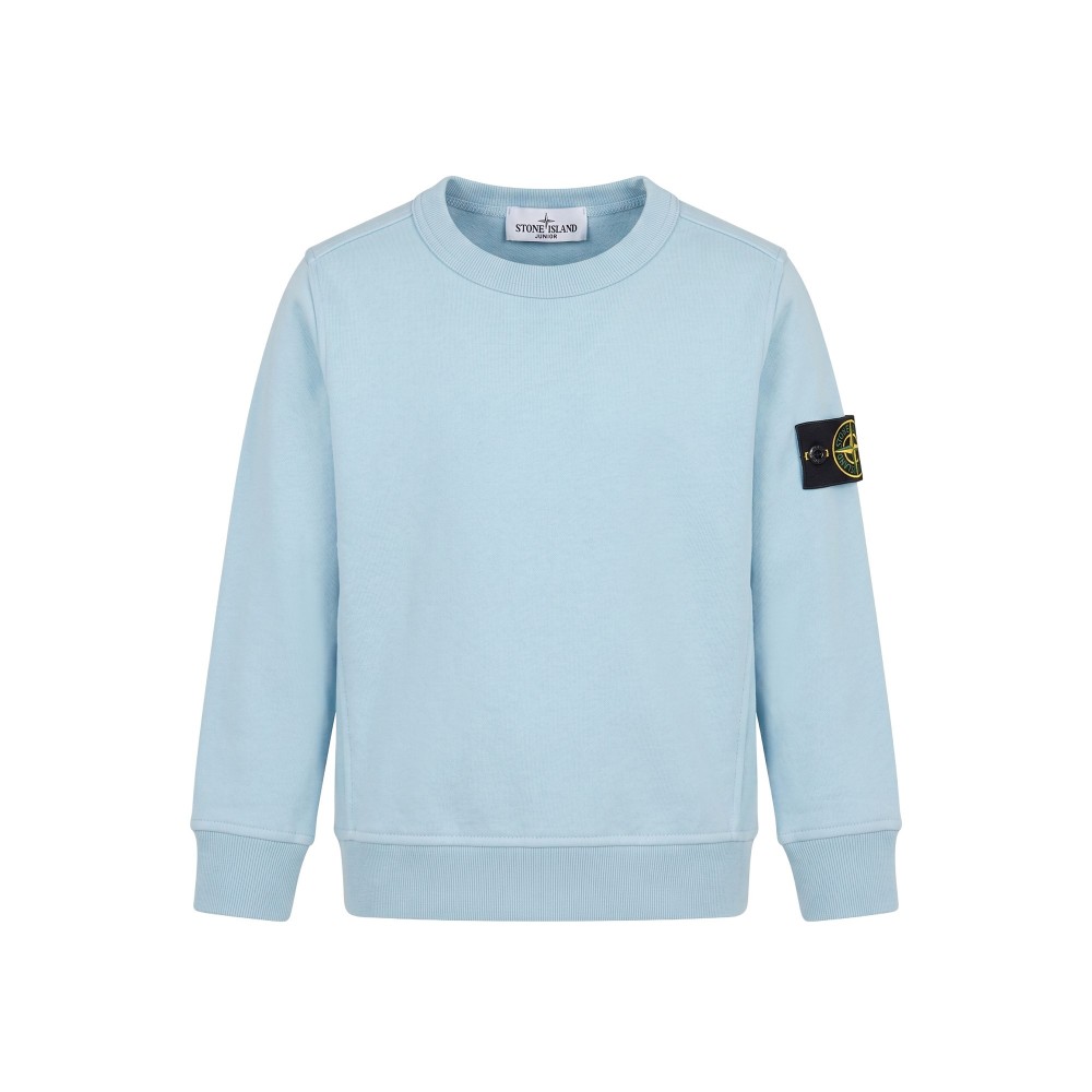 STONE ISLAND Felpa celeste...
