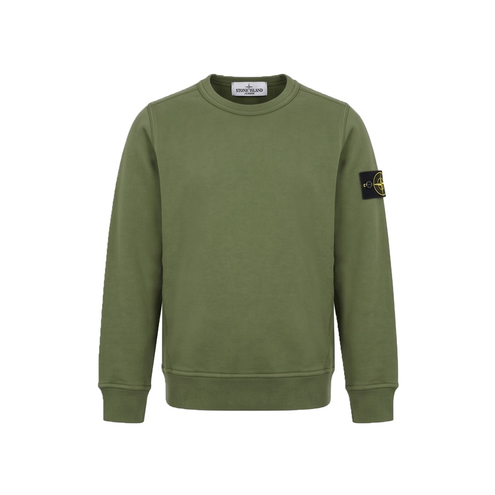 STONE ISLAND Felpa verde...