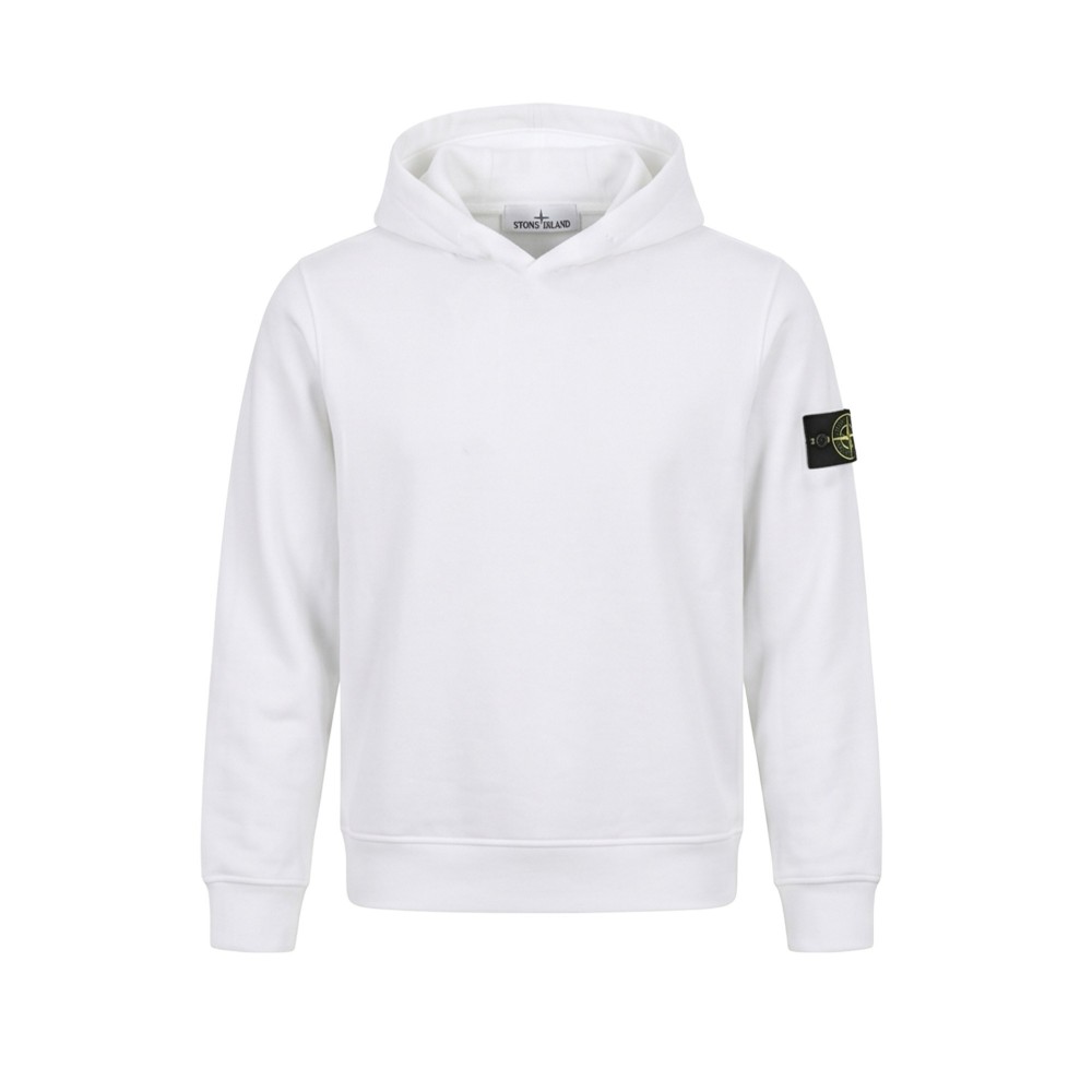 STONE ISLAND Felpa bianca...