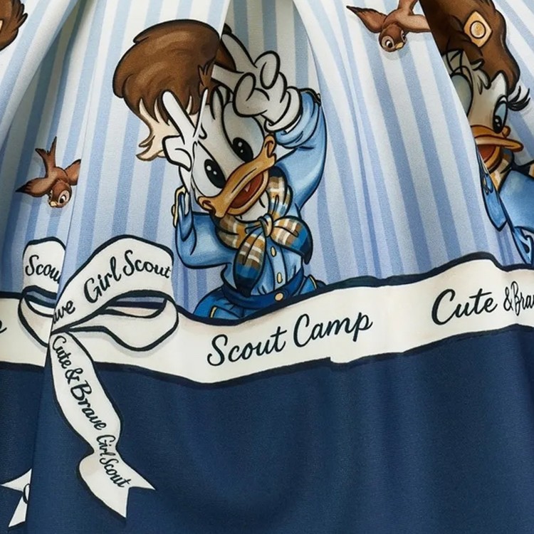 MONNALISA Gonna blu navy Daisy Duck bambina