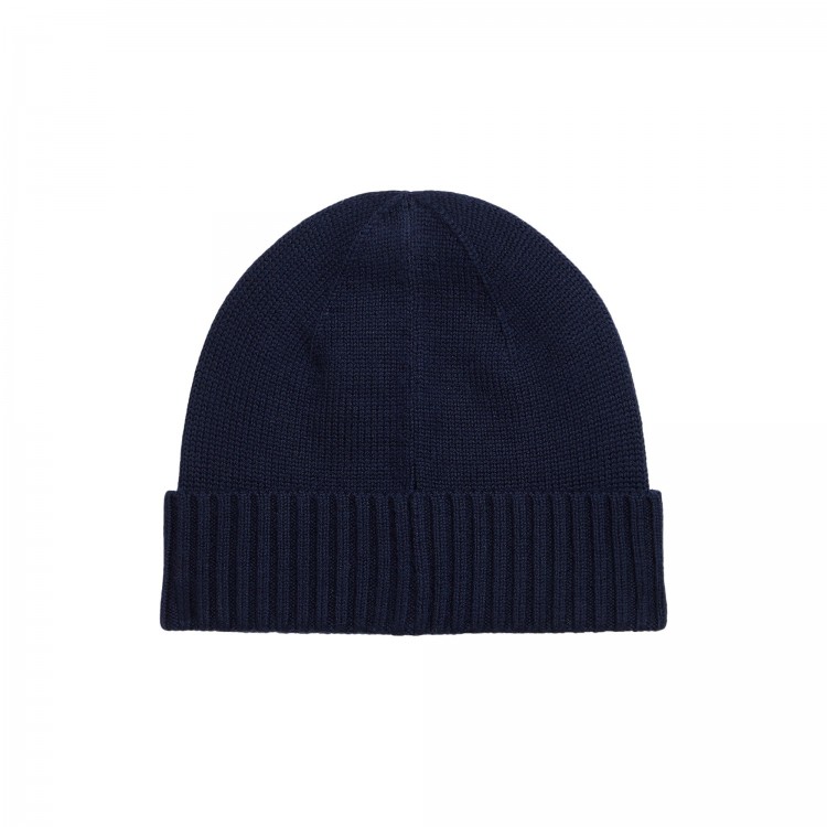 RALPH LAUREN Cappello blu navy in lana bambini