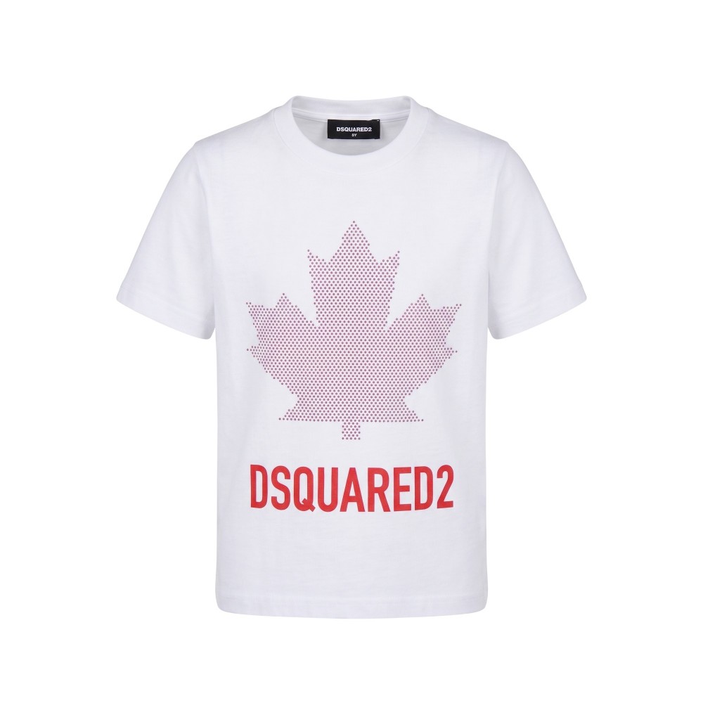 DSQUARED T-shirt bianca con...