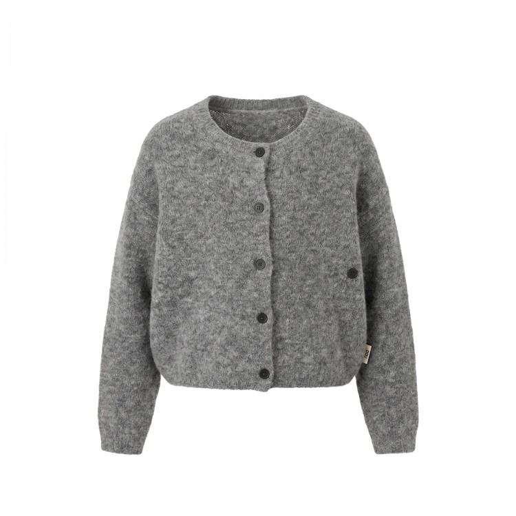 DOUDOU Cardigan grigio bambina