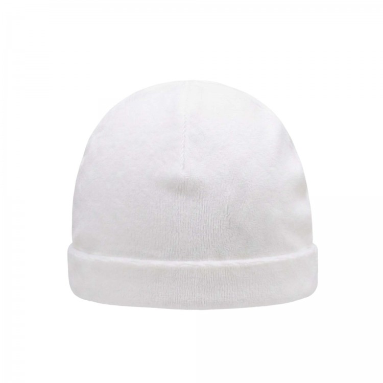 MARLU' Cappellino bianco in ciniglia neonata