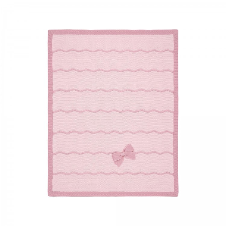 MARLU' Copertina rosa in filato neonata