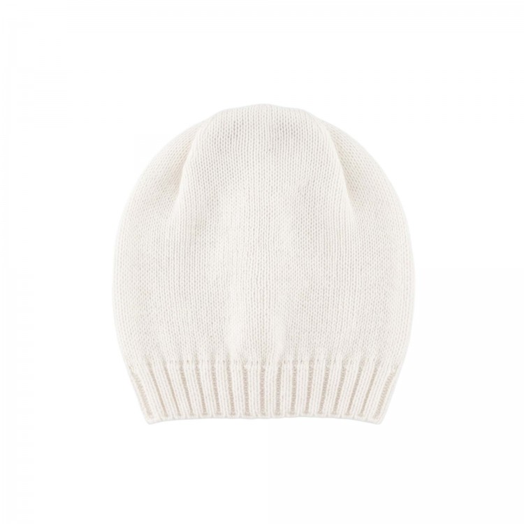MARLU' Cappellino bianco con cuori neonata