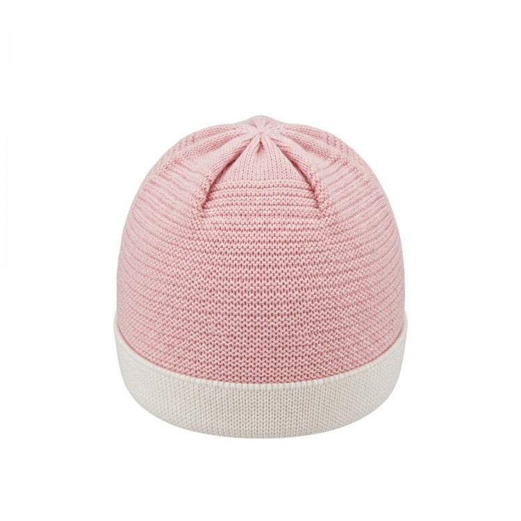 MARLU' Cappellino rosa in filato neonata
