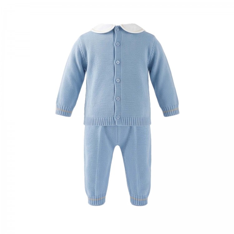 MARLU' Completo celeste mongolfiera neonato
