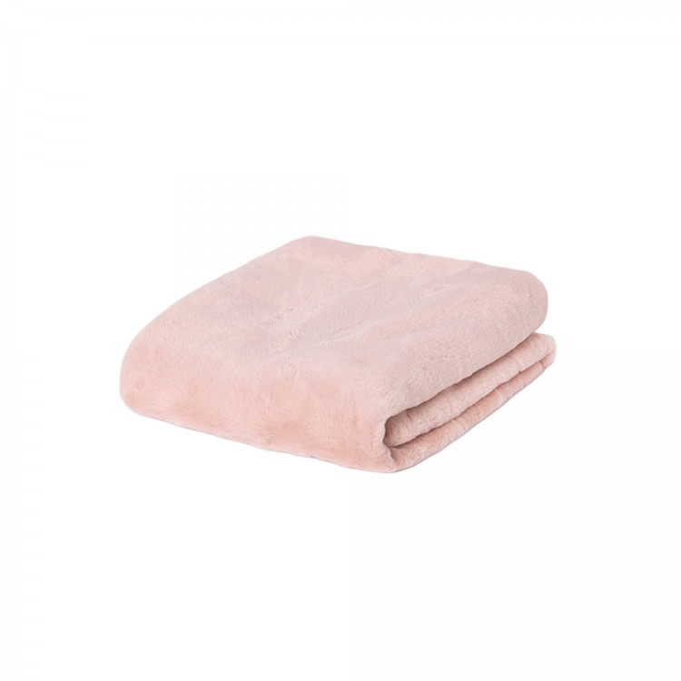 MAYORAL NEWBORN Coperta rosa in pile con pompon neonata