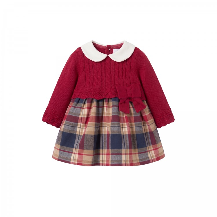 MAYORAL NEWBORN Abitino bordeaux neonata