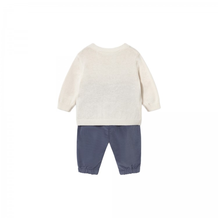 MAYORAL NEWBORN Completo maglione e pantalone neonato
