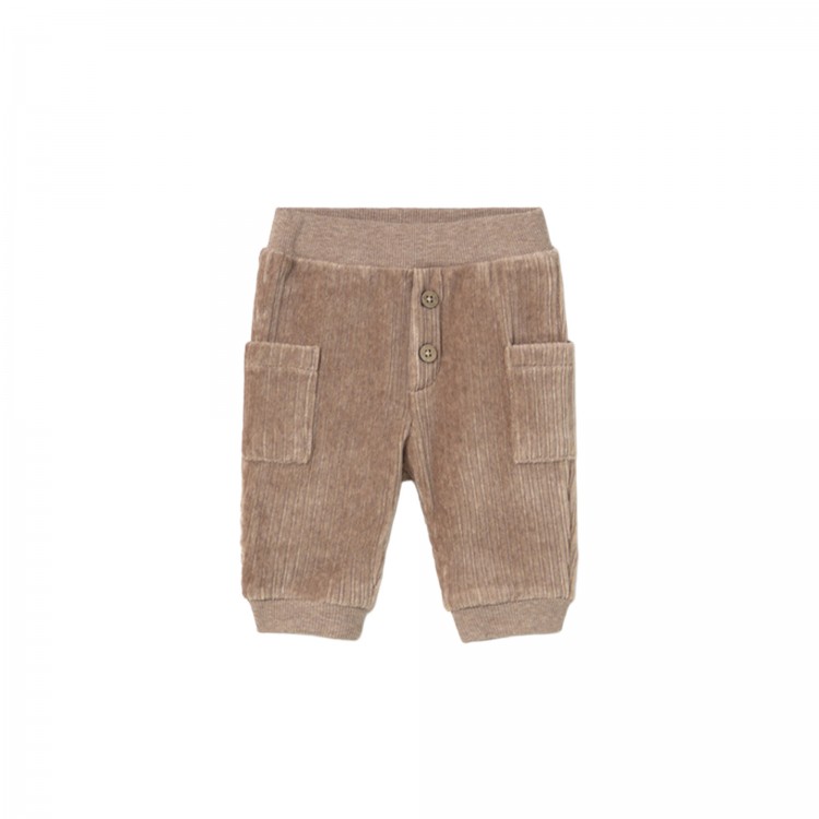 MAYORAL NEWBORN Pantalone beige punto panno neonato