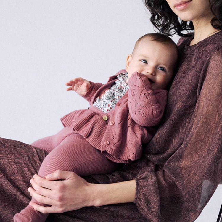 MAYORAL NEWBORN Completo rosa tre pezzi neonata