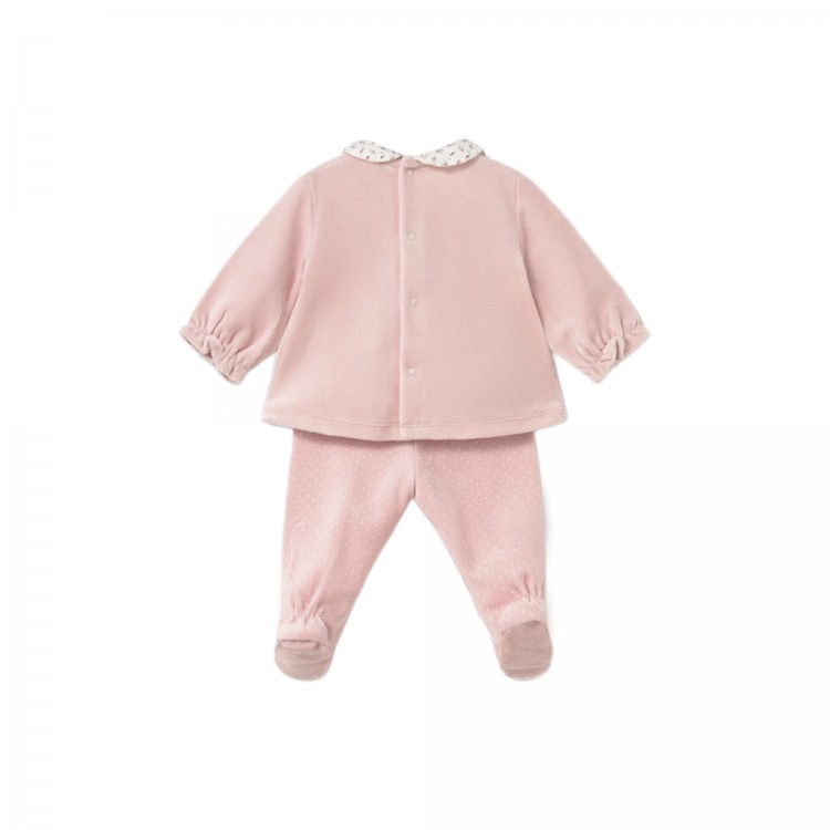 MAYORAL NEWBORN Completo rosa ghettina e maglia neonato