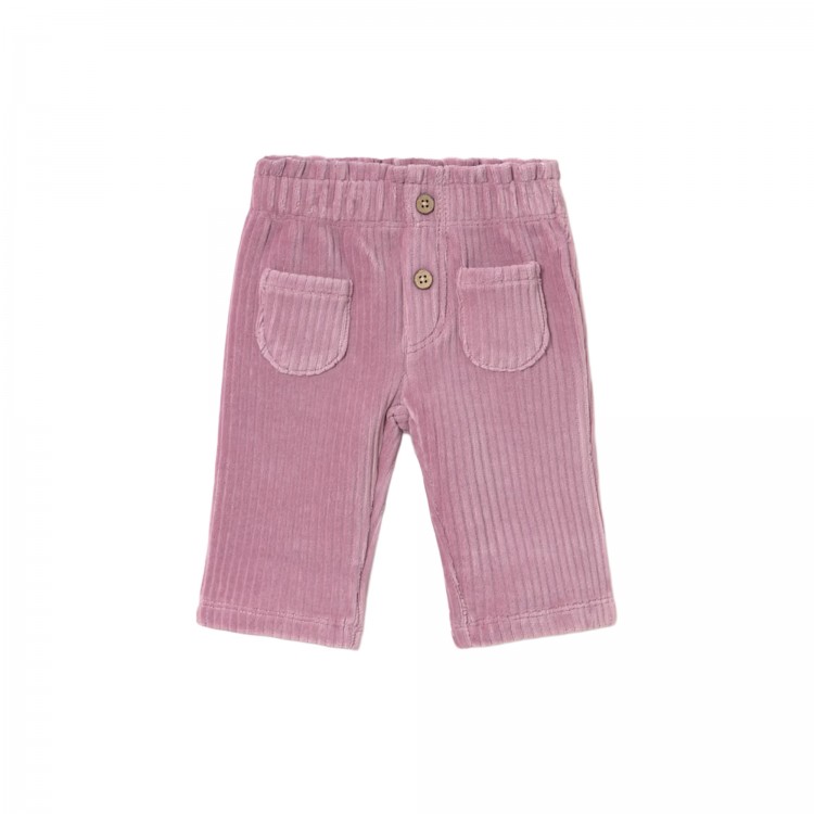 MAYORAL NEWBORN Pantalone rosa punto panno neonata