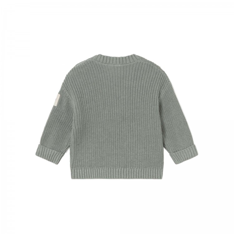 MAYORAL NEWBORN Maglione verde in cotone neonato