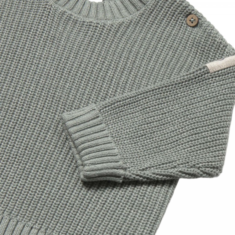 MAYORAL NEWBORN Maglione verde in cotone neonato