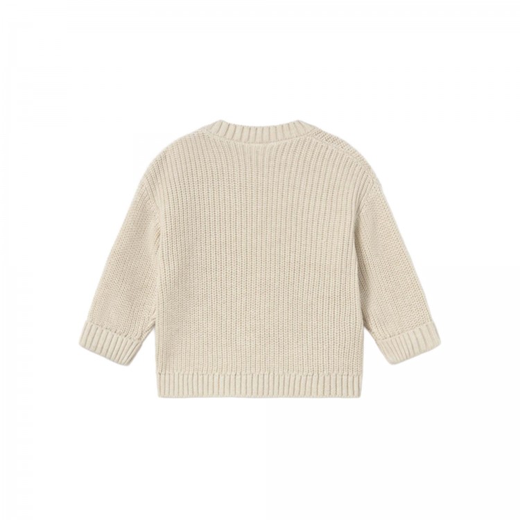 MAYORAL NEWBORN Maglione panna in cotone neonato