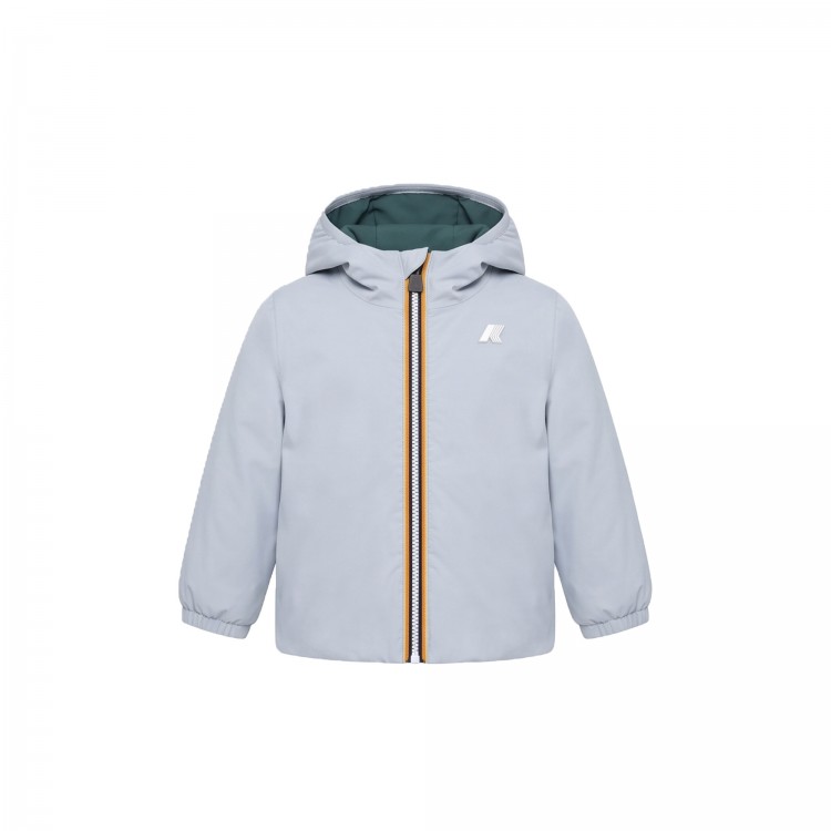 K-WAY Giubbotto celeste reversibile neonato