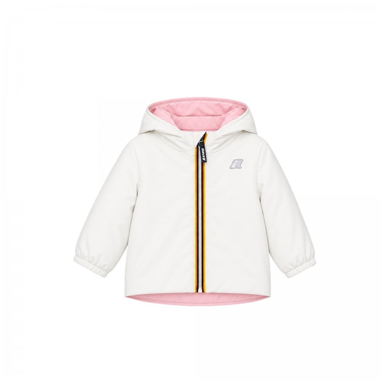 K-WAY Giubbotto rosa reversibile neonata