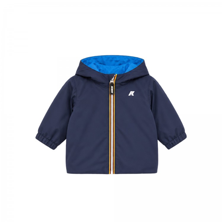 K-WAY Giubbotto azzurro reversibile neonato