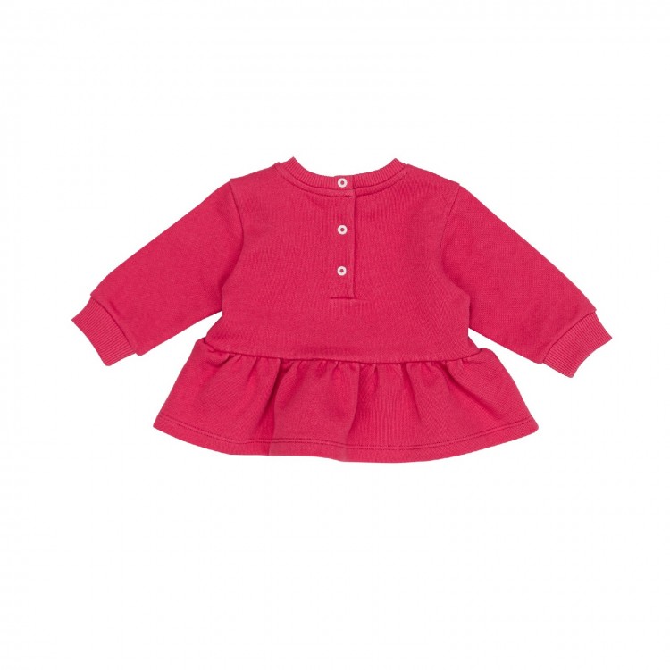 BALMAIN Felpa rosa corallo neonata